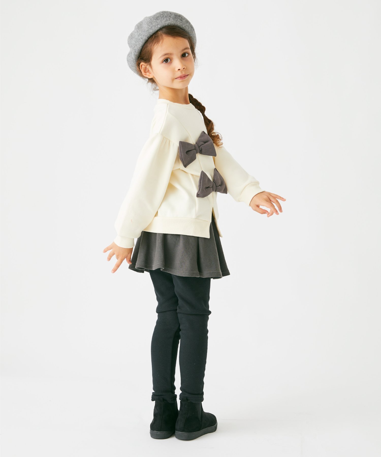 Топ на флисовой подкладке с лентой Ever Closet, ivory — фото 2