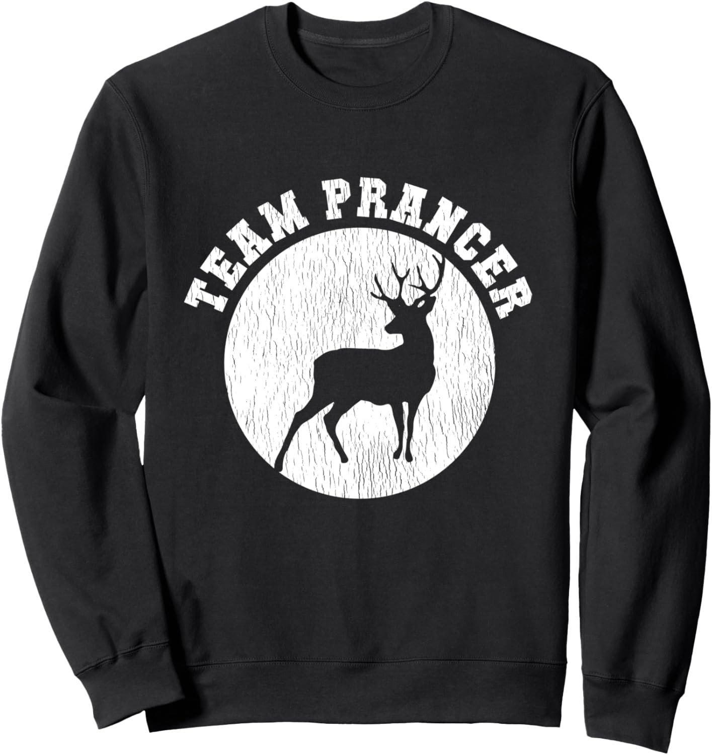 

Забавная рождественская толстовка с костюмом Санты и оленя от команды Prancer Merry Xmas Funny Family Matching Christmas Gifts, черный