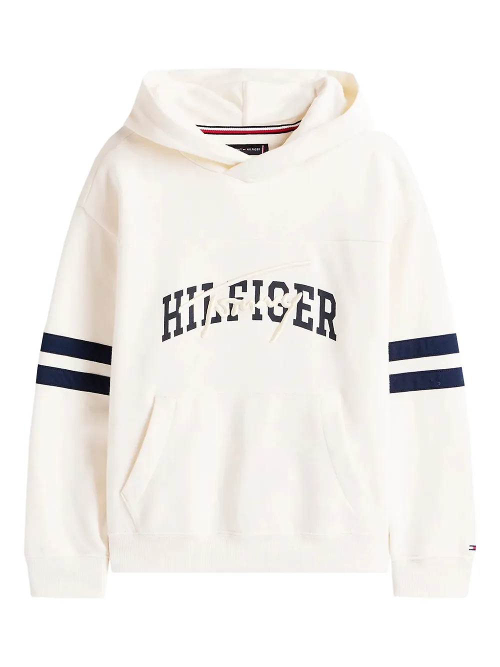 

Толстовка Hilfiger с полосками на рукавах Tommy Hilfiger Junior, белый