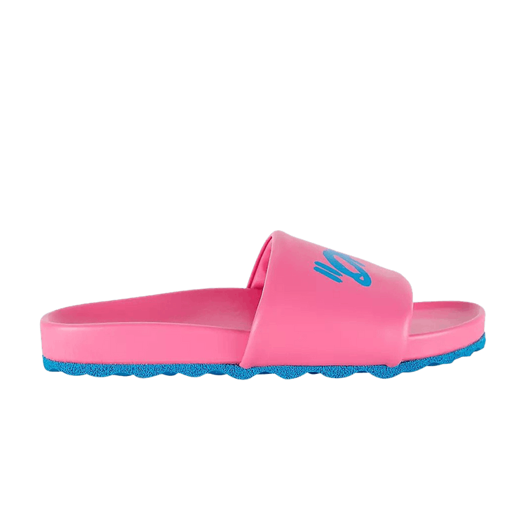 

Сандалии Off-White Off-White Logo-Print Sliders 'Quotes - Pink Blue', розовый