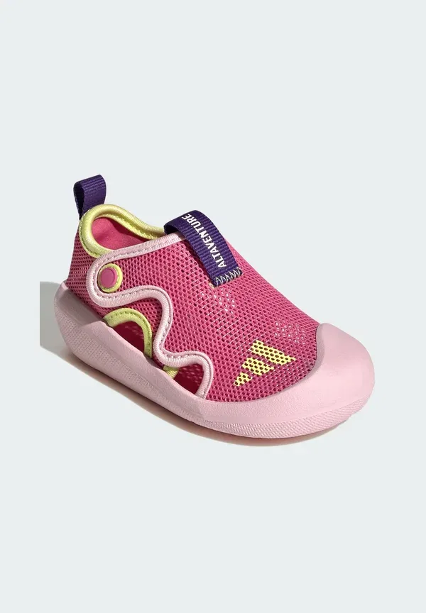 Кроссовки Adidas Sportswear Altaventure 3 slip ons, прозрачно-розовый, розовое слияние, лаймовый — фото 2