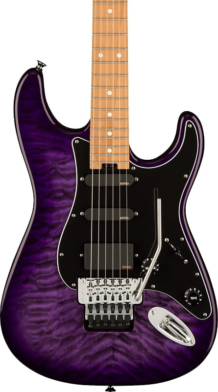 

Электрогитара Charvel Marco Sfogli Pro-Mod So-Cal Style 1 HSS FR CM QM, Trans Purple Burst