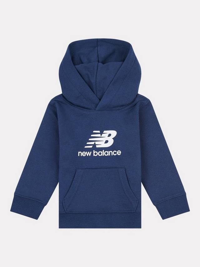 

Детский хлопковый худи свободного кроя New Balance, Navy