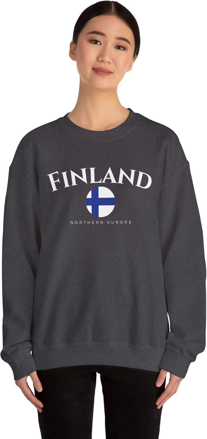 Толстовка Heavy Blend с принтом "Finland Northern Europe" — фото 4