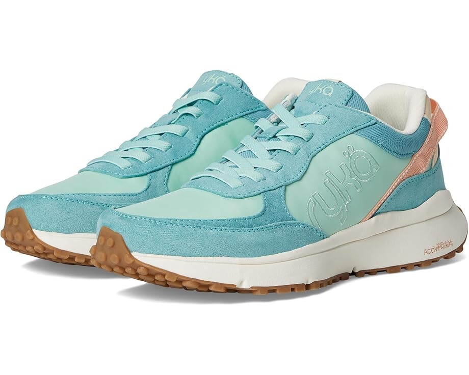

Кроссовки Ryka Jog On Slip On Sneaker, цвет Nile Blue Faux Leather