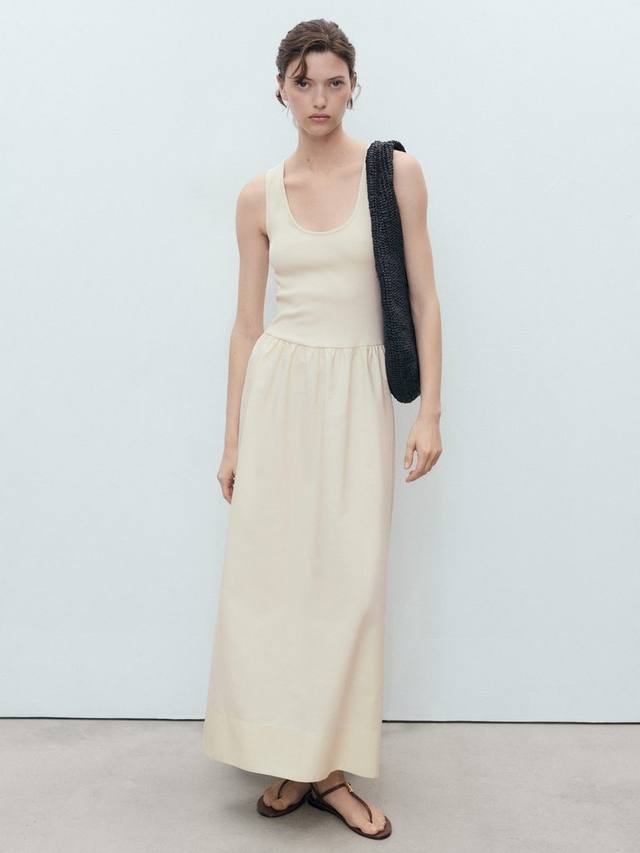 

Платье Valvi Jersey Maxi Mango, Light Beige