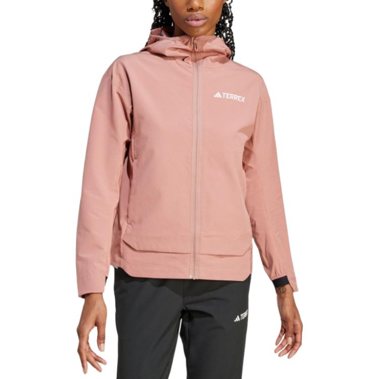 Adidas Женская теплая куртка землисто-коричневого цвета, Warm Earth Umber — фото 3