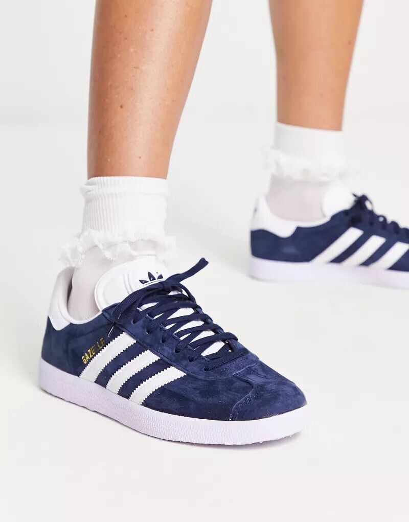 

Темно-синие кроссовки adidas Originals Gazelle, Синий, Темно-синие кроссовки adidas Originals Gazelle