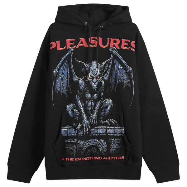 

Толстовка с капюшоном «Горгулья» Pleasures, черный