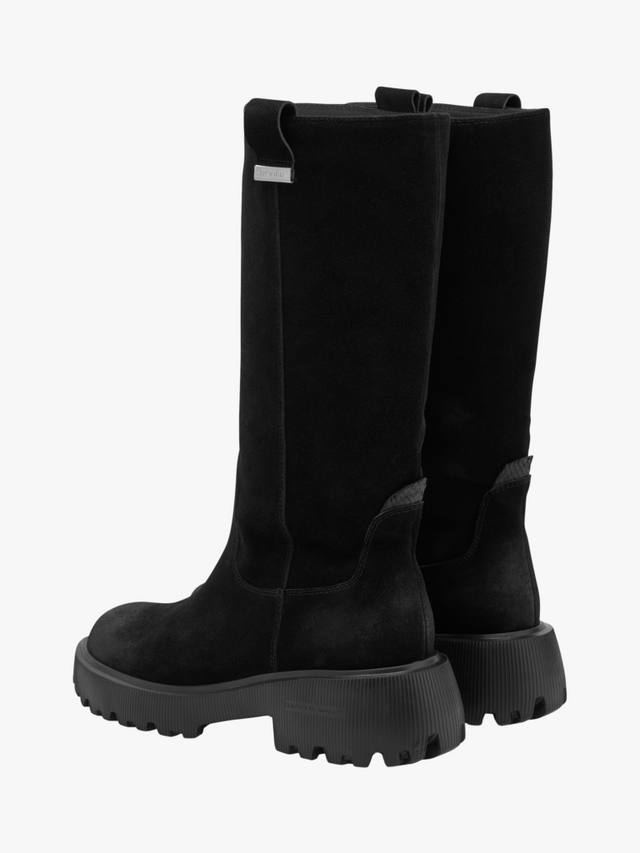 Ботинки Lea из замши с добавлением телячьей кожи WODEN SHOE THE BEAR, Black — фото 4