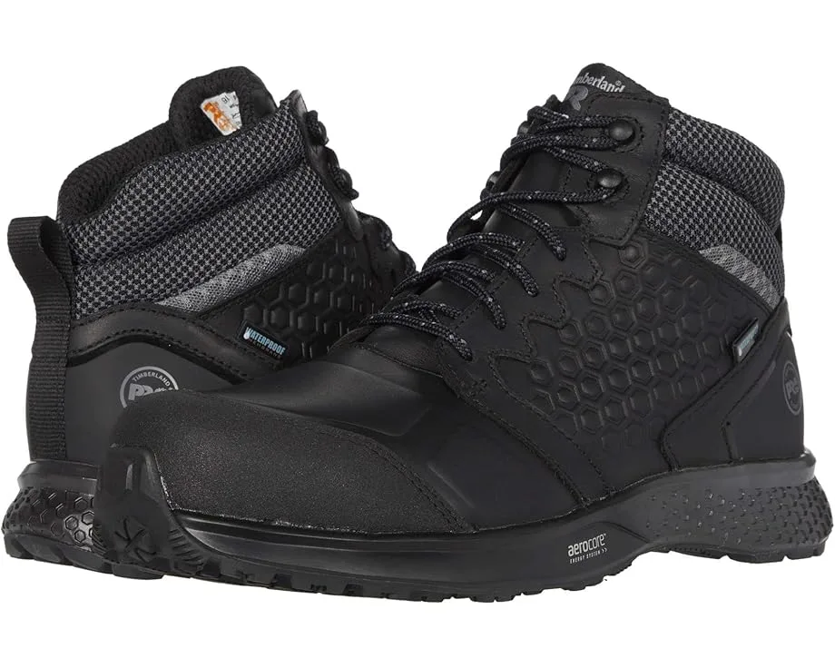 Ботинки Timberland PRO Reaxion Mid Composite Safety Toe Waterproof, Black/Grey