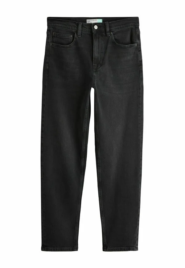 Удобные эластичные джинсы-колонны зауженного кроя Next, Washed Black