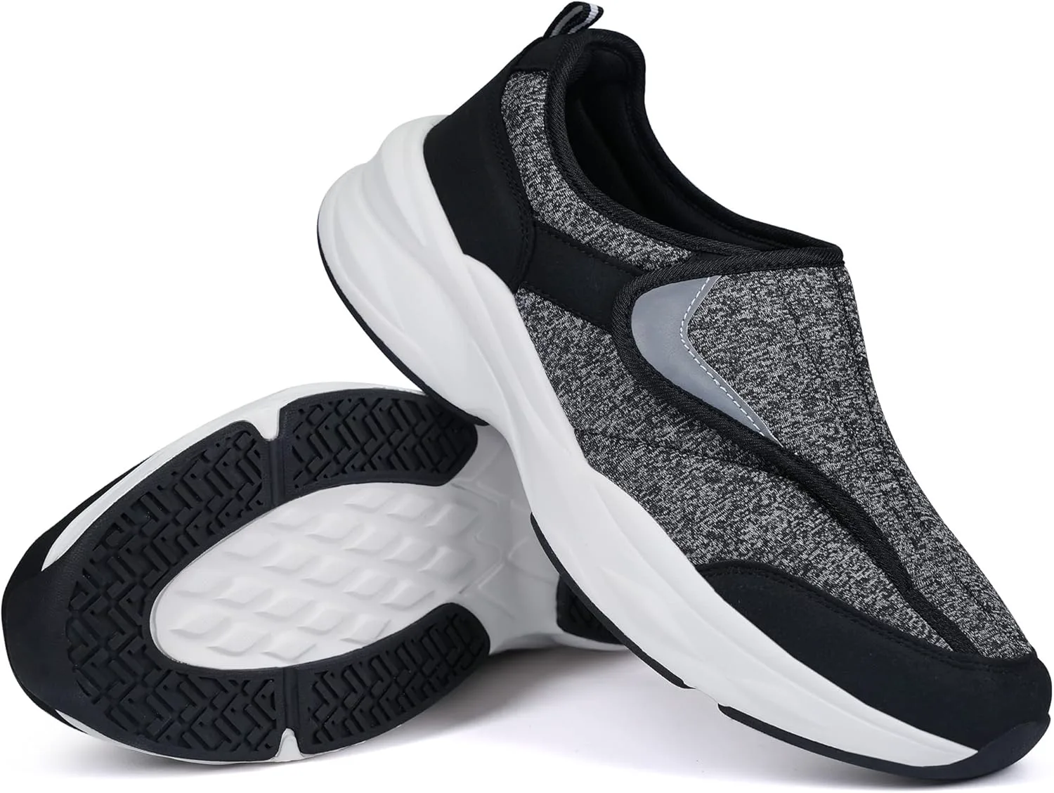 

Ortho+rest Мужские диабетические туфли для отекших ног, обувь для диабетиков, кроссовки с поддержкой свода стопы, ортопедические кроссовки, черный