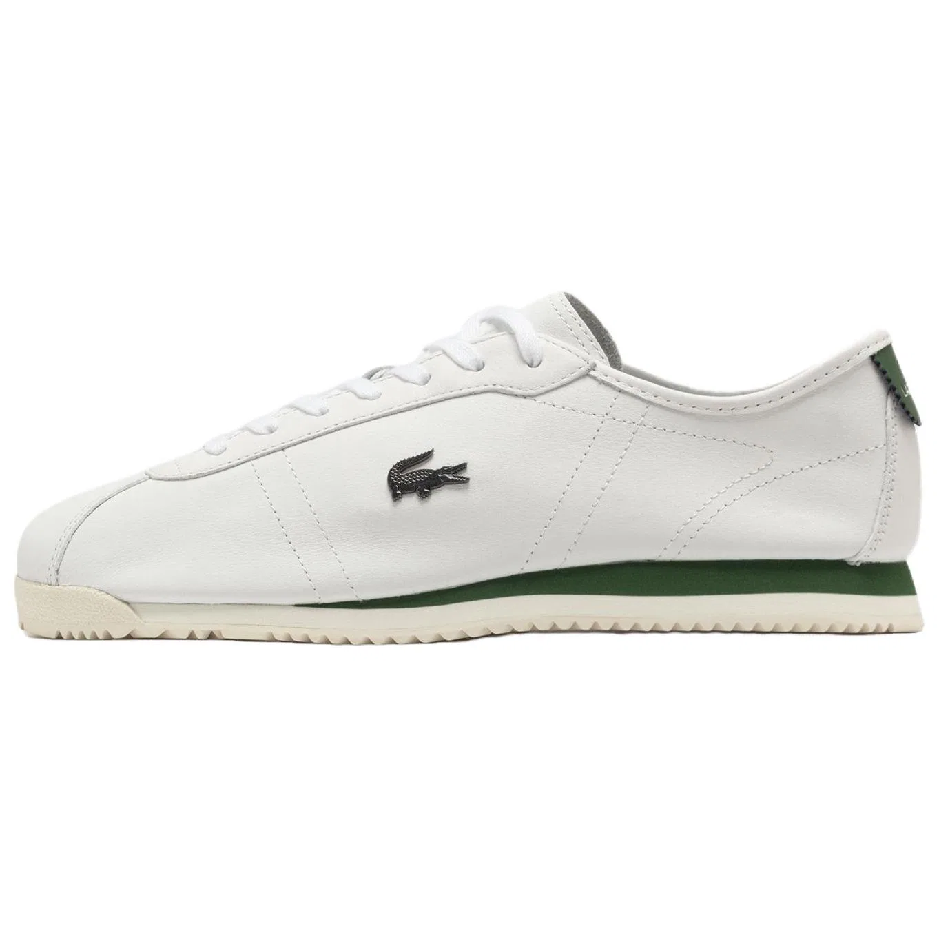 Кроссовки повседневные с логотипом LACOSTE белые