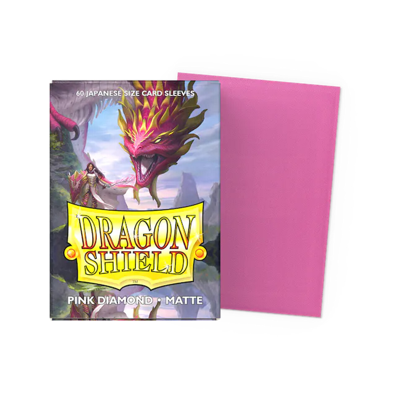 

Аксессуары Dragon Shield: Pink Diamond - Matte Japnese Size Card Sleeves (60ct)