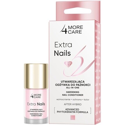 

More4Care Extra Nails Лечебный кондиционер для ногтей 10 мл, Розовый, More4Care Extra Nails Лечебный кондиционер для ногтей 10 мл