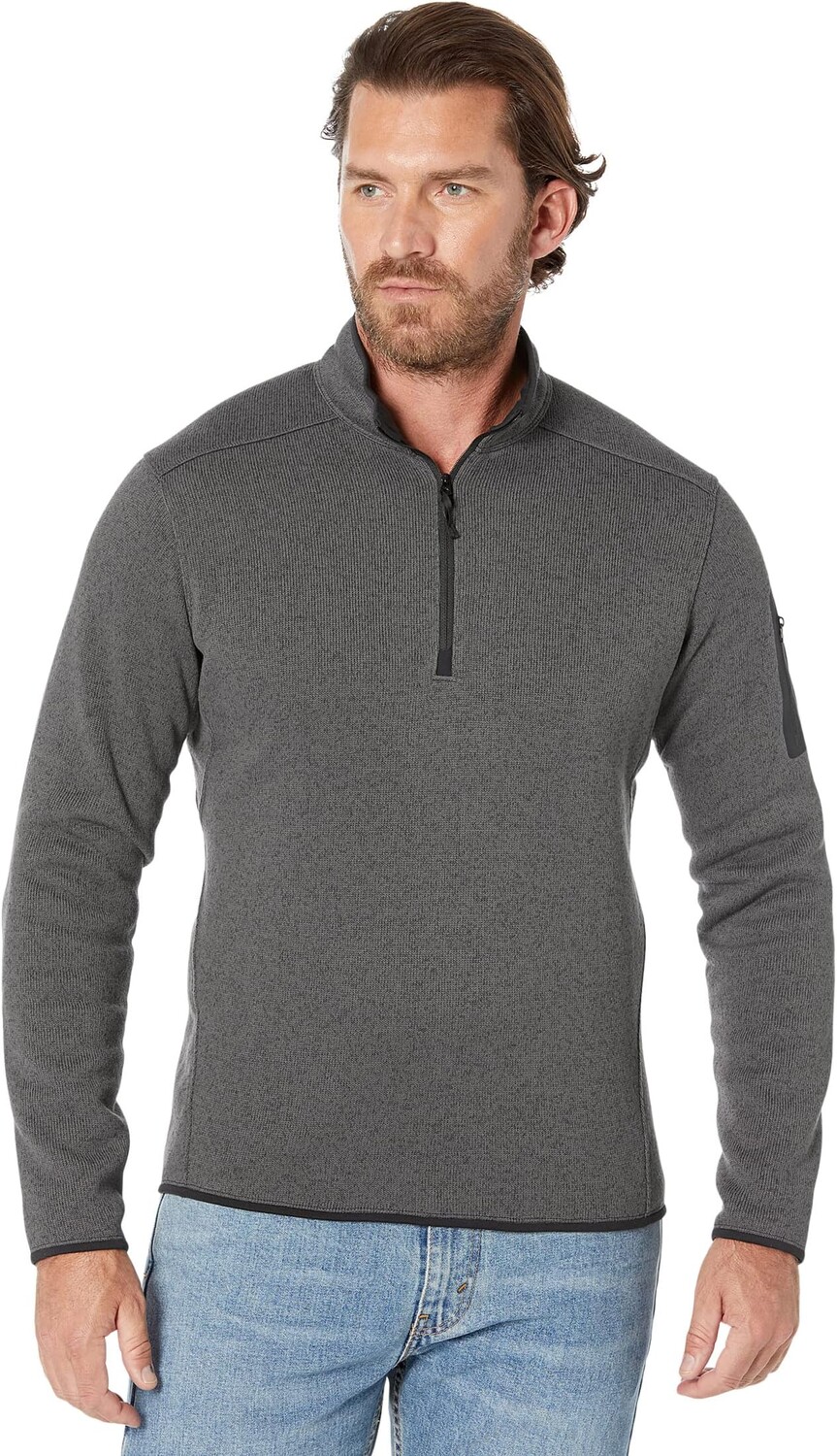 

Куртка Covert 1/2 Zip Arc'teryx, цвет Black Heather