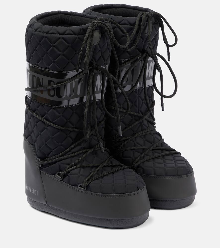 Утепленные зимние ботинки Icon Quilt Moon Boot, N001 Black