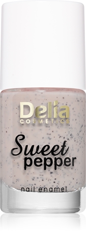 

Лак для ногтей Delia Cosmetics Sweet Pepper Black Particles, 02 Apricot 11 ml