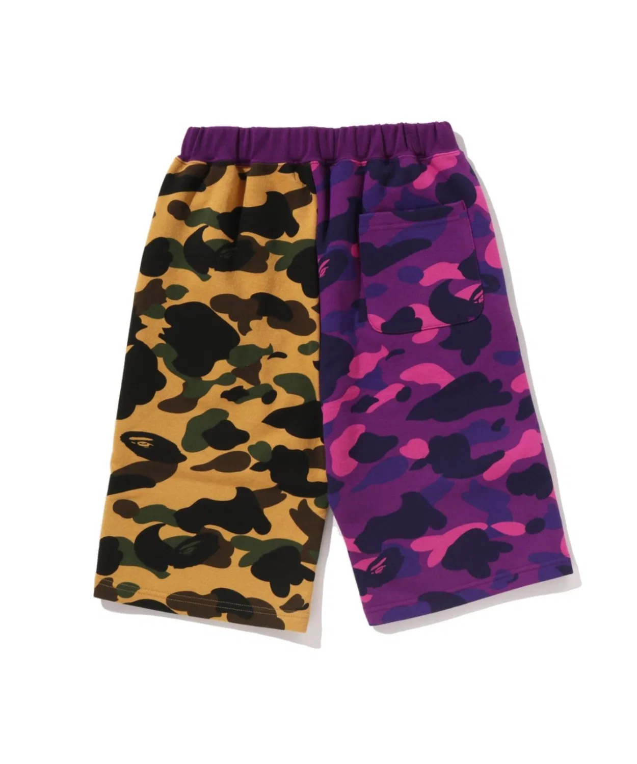 Спортивные шорты SPLIT CAMO SHARK SWEAT SHORTS BAPE для детей, фиолетовый — фото 3