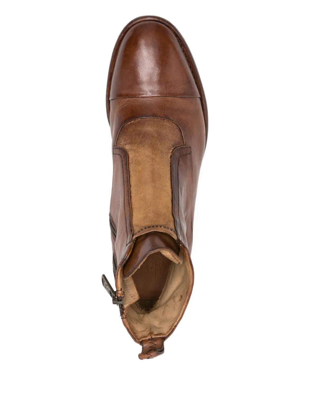 Кожаные ботинки на молнии King Tartufoli Shoes, коричневый — фото 4
