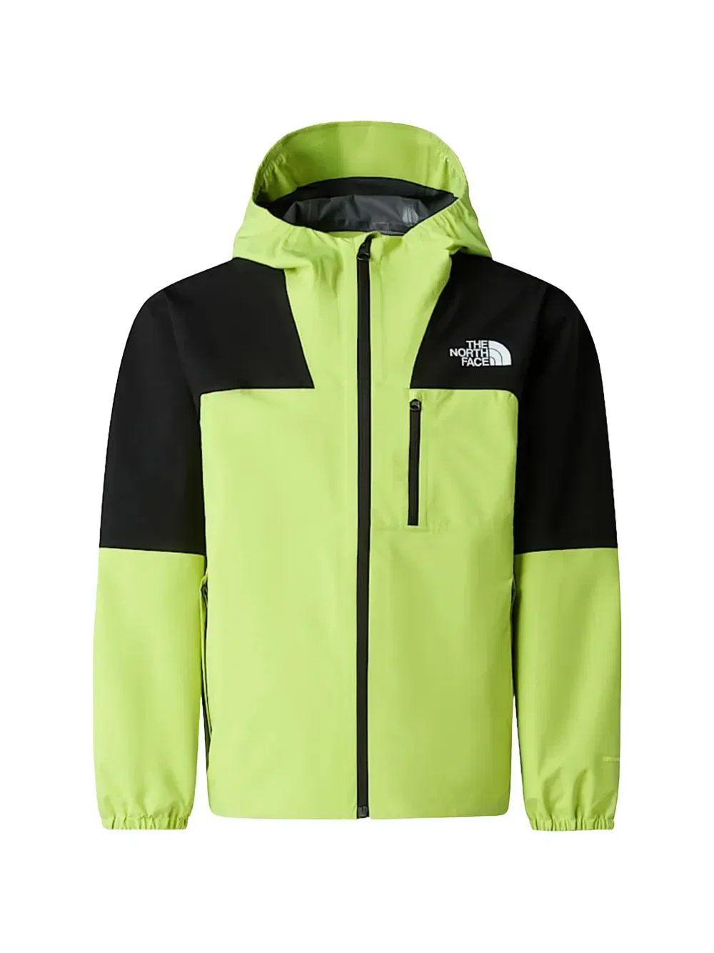Куртка с капюшоном Hike с цветовыми блоками The North Face Kids, зеленый