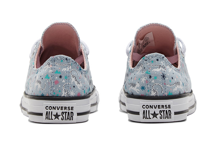Кеды Converse Chuck Taylor All Star Sneakers K Blue/Multi-color — фото 4