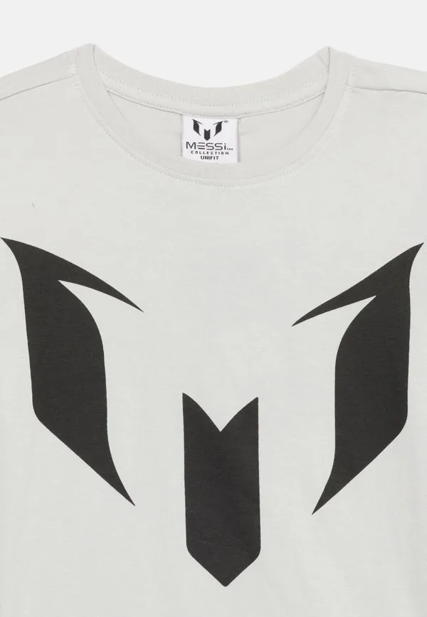 Футболка с принтом Messi, Heather Grey — фото 4