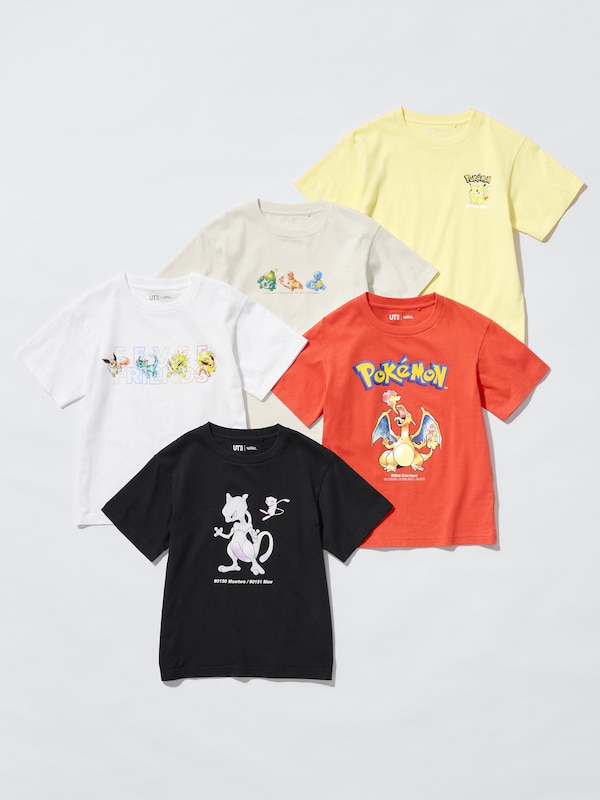Футболка UT Pokémon Uniqlo, 15 red — фото 3