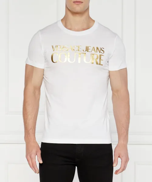

Футболка Slim fit Versace Jeans Couture, белый