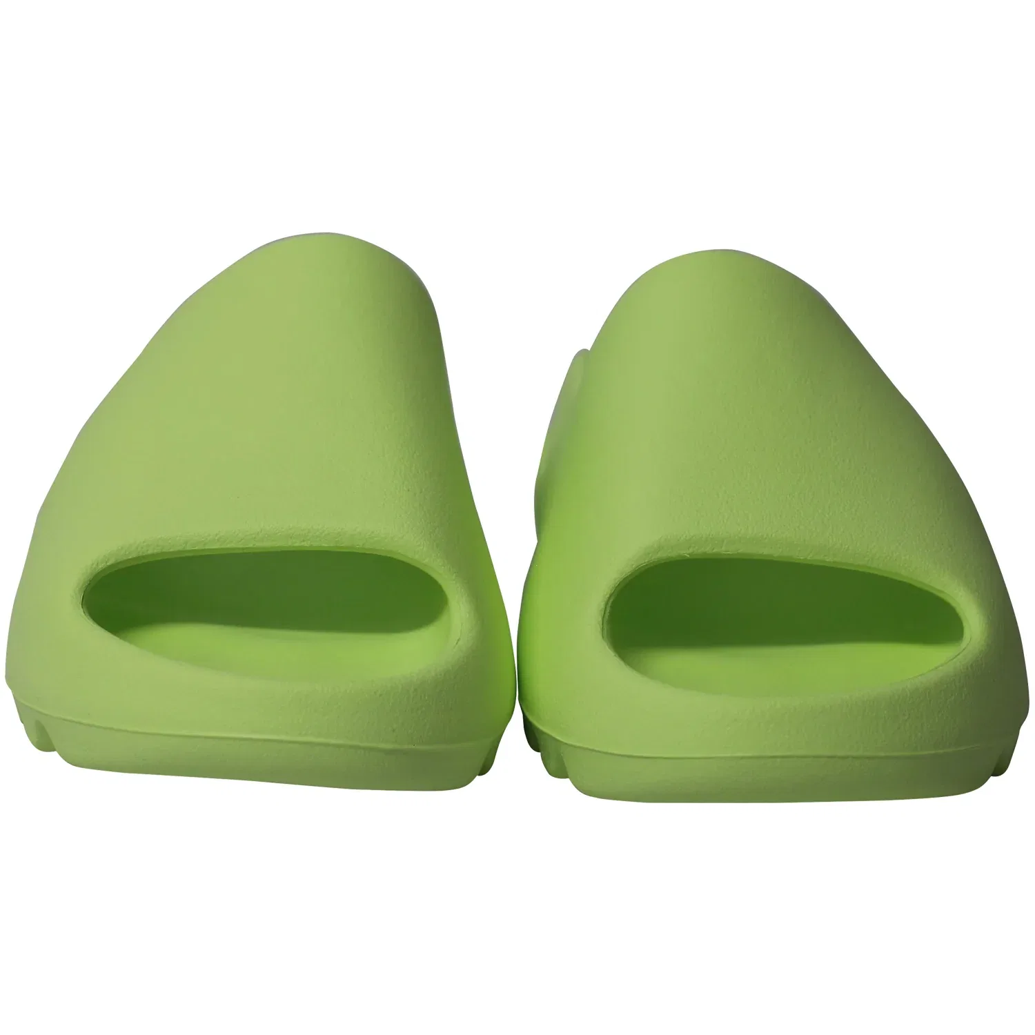 Шлепанцы Adidas Yeezy в цвете Glow Green Plastic — фото 2