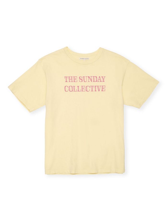 

Унисекс футболка Organic Sunday цвета Laffy Taffy - для малышей и детей постарше The Sunday Collective, желтый