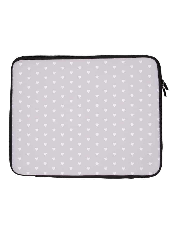 

Mr. & Mrs. Panda Сумка для ноутбука с изображением пингвина и надписью, пастельно-серого цвета