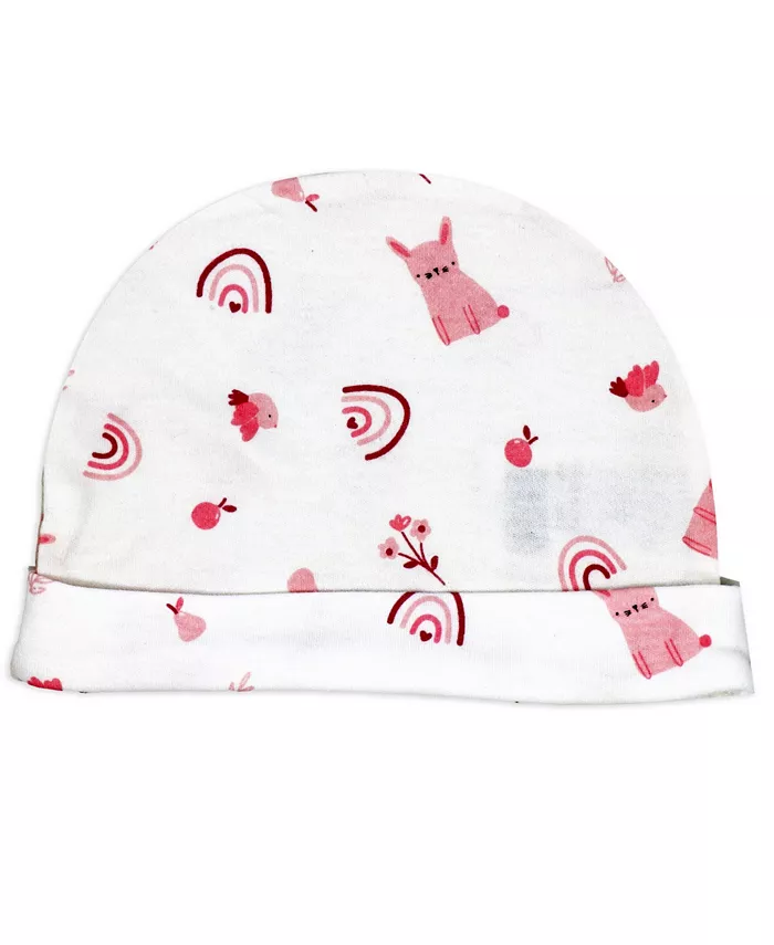 Набор для новорожденных Baby Girls Rose Bunnies, 8 предметов Rock-A-Bye Baby Boutique, розовый — фото 4