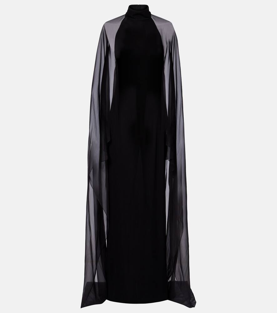 

Тилли платье-джерси с пелериной Ralph Lauren Collection, Black