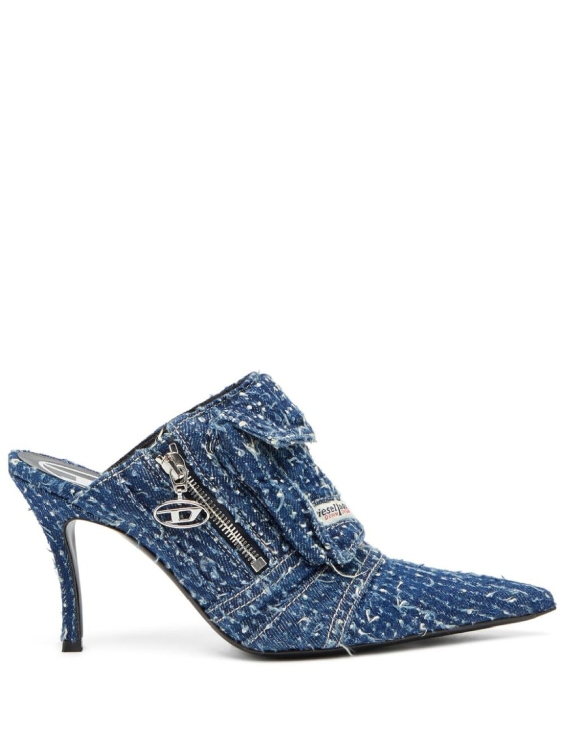 

Diesel джинсовые мюли D-Venus Pocket, синий