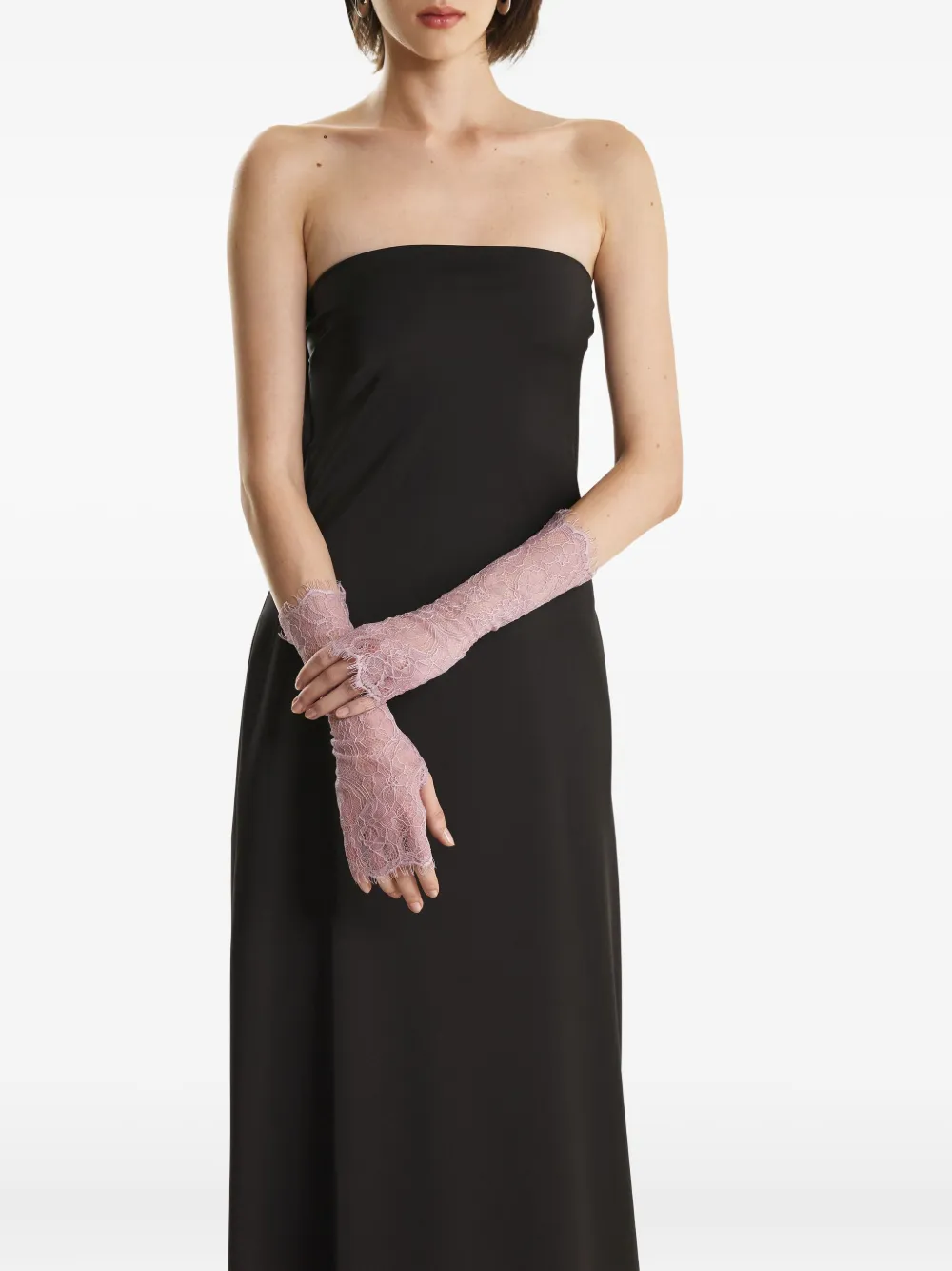 

Перчатки с цветочной отделкой 2310 STUDIO, розовый