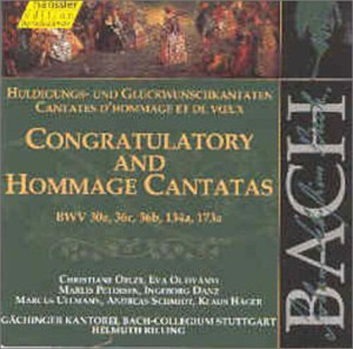 

CD диск Bach / Rilling: Secular Vocal Music