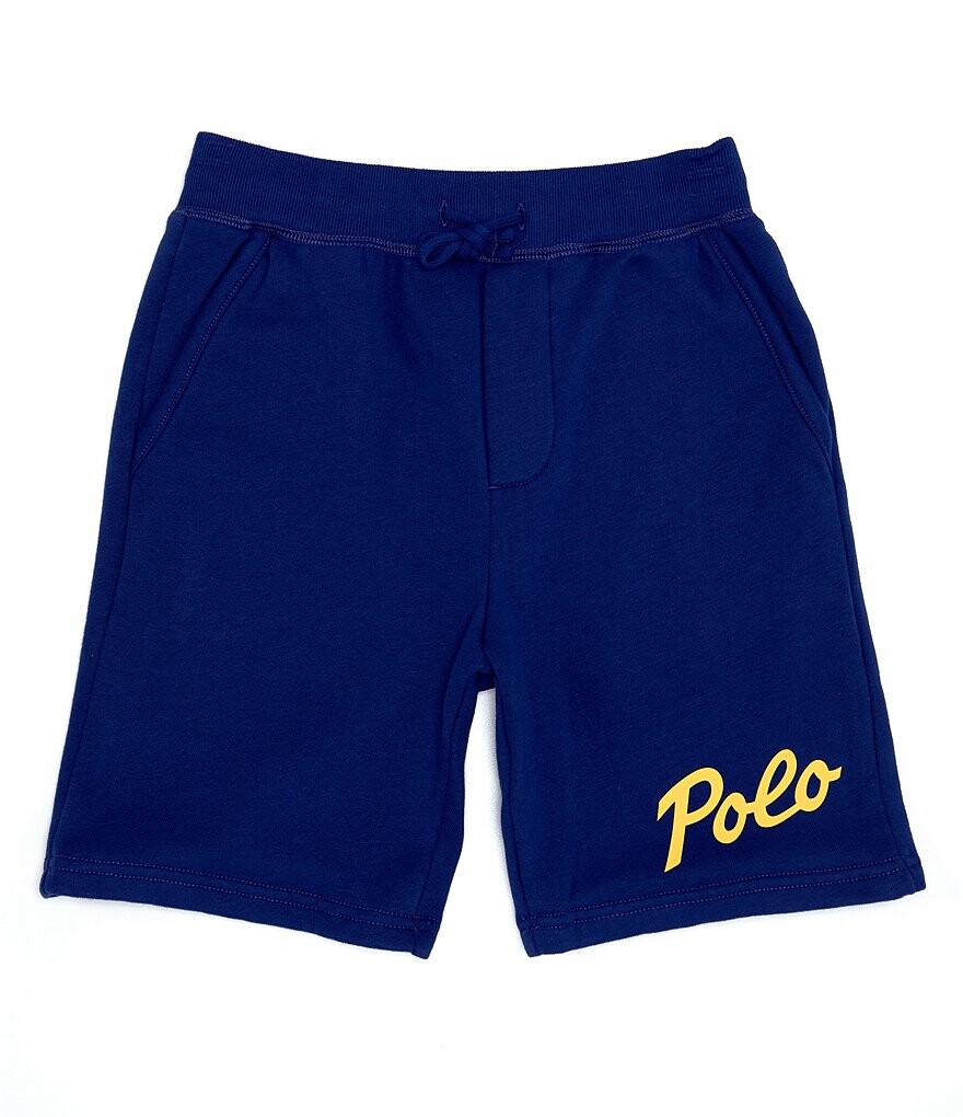 

Флисовые шорты с логотипом Polo Ralph Lauren Big Boys 8–20, синий
