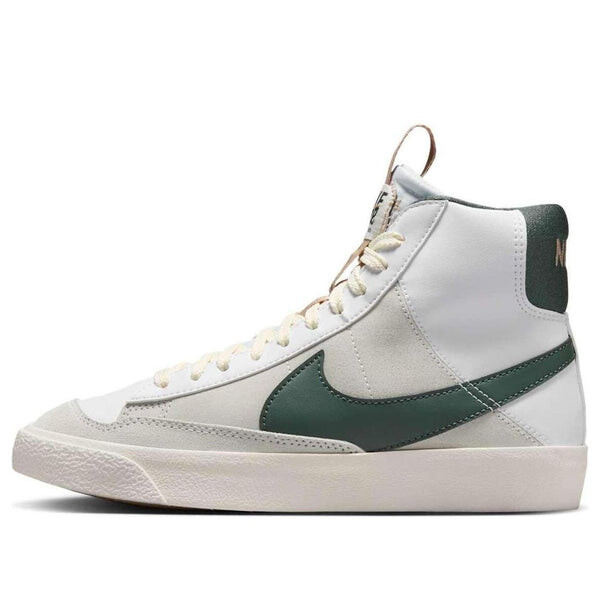 

Кроссовки blazer mid '77 se 'white pale ivory vintage green' Nike, белый