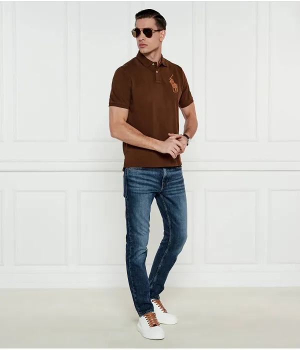 Футболка поло Classic fit Polo Ralph Lauren, коричневый — фото 2