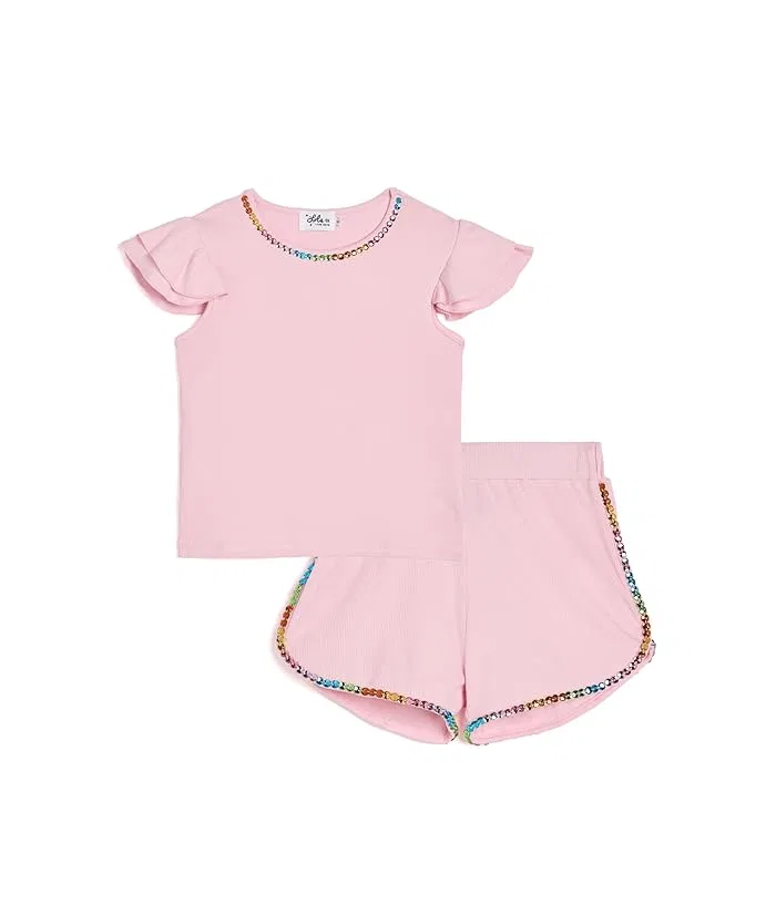 Детский комплект Candy Gem Ruffle Lola and The Boys, Pink