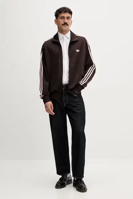 Олимпийка спортивная мужская FIREBIRD TT Adidas Originals, коричневый — фото 2