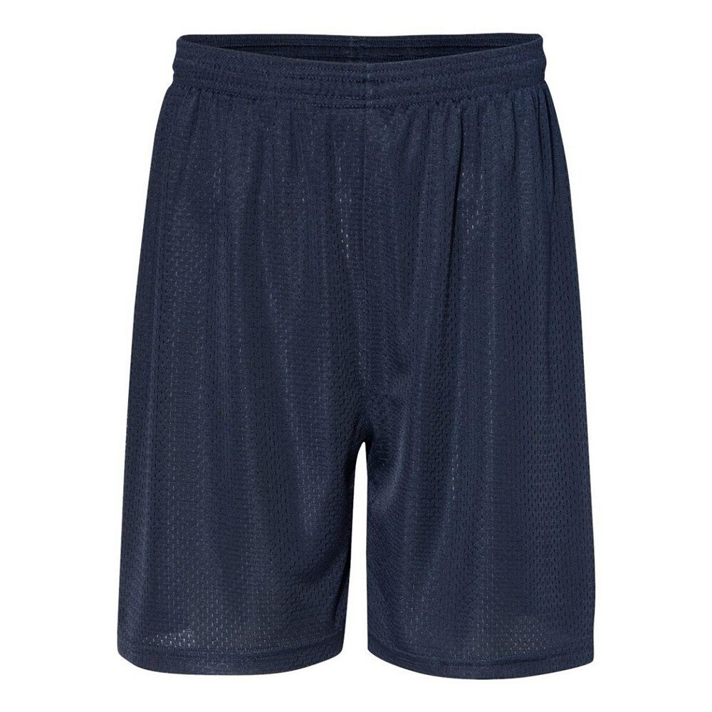 

Однотонные шорты из сетки 7 C2 Sport, темно-синий