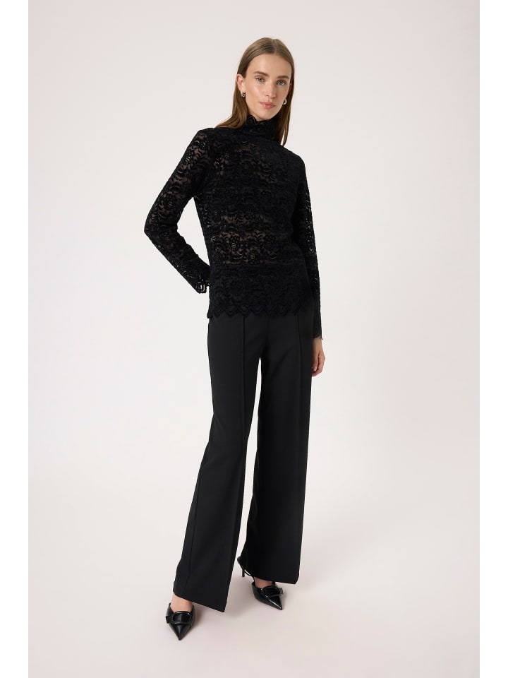 

Soaked in Luxury Рубашка с длинными рукавами SLSable приталенного кроя, черная