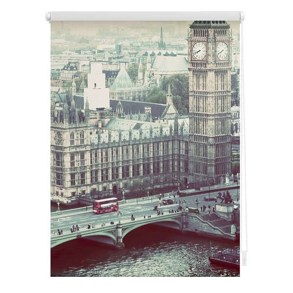 

Рулонные шторы Lichtblick London Westminster, 80x150x6 см, серый