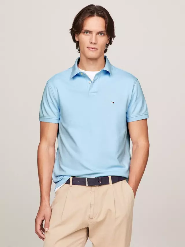 

Поло Tommy Hilfiger 1985 Classic Short Sleeve, цвет kingly/blue