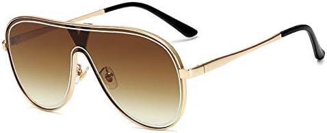 

Винтажные солнцезащитные очки 2027 года с плоской верхней частью для женщин, большие оправы, линзы с градиентом, круглые очки для мужчин, дорожные очки для вождения MTZJH, C2 Brown Lens