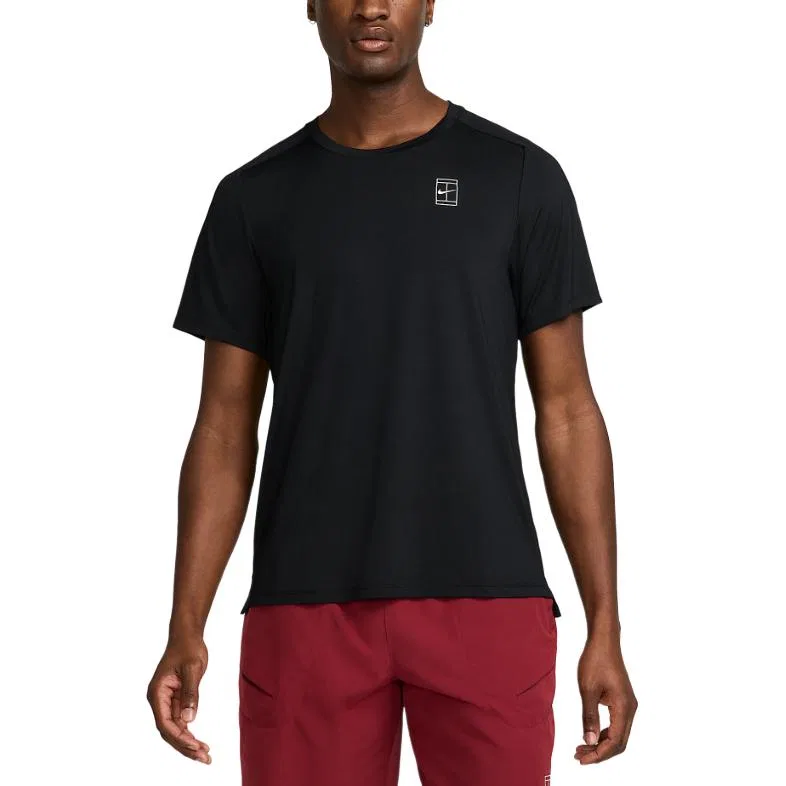 Футболка теннисная Dri-FIT Nike Black — фото 3