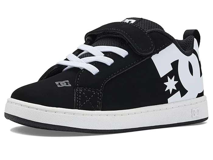 Кроссовки DC Kids Court Graffik Elastic, Black/White — фото 2
